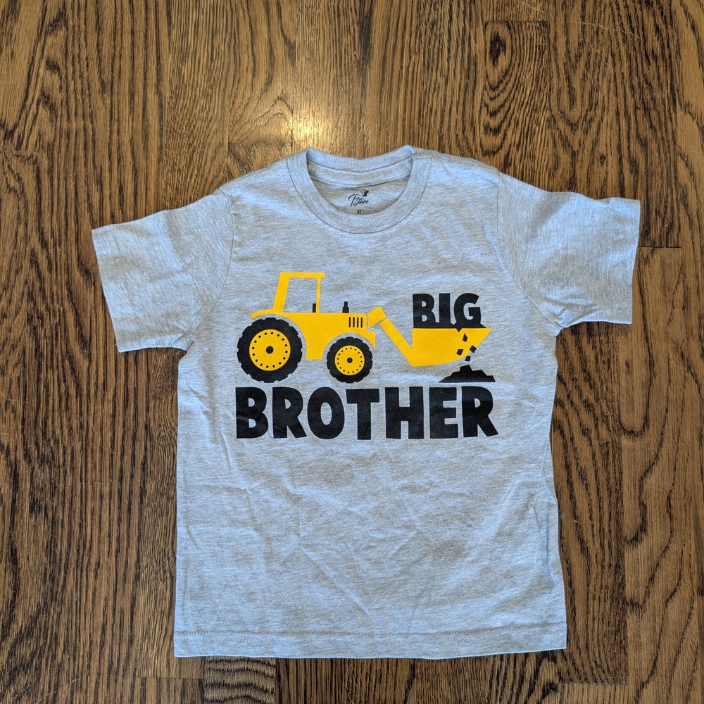 3T Big Brother TShirt Construction